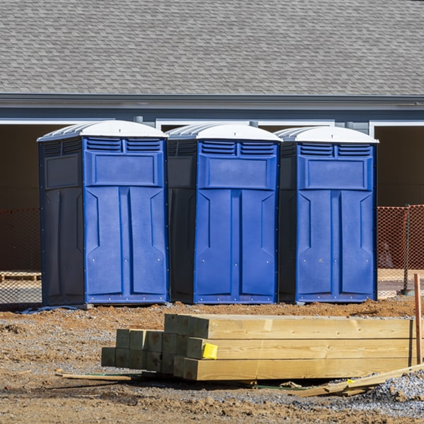 are there different sizes of portable restrooms available for rent in Cedar Grove WV